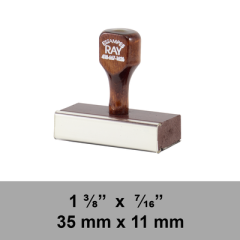 étampe personnalisée Traditionnelle ET02 dim