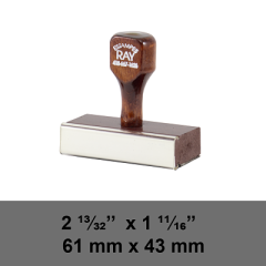 étampe personnalisée Traditionnelle ET28 dim