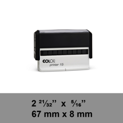 étampe Colop Printer 15 sur mesure dim