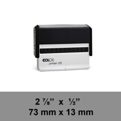 étampe Colop Printer 25 sur mesure dim