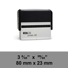 étampe Colop Printer 45 sur mesure dim