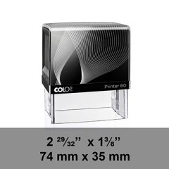 étampe Colop Printer 60 sur mesure dim