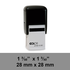 étampe Colop Printer Q 30 sur mesure dim