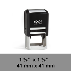 étampe Colop Printer Q 43 sur mesure dim